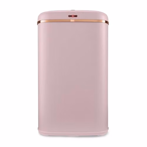 Tower T838010PNK Cavaletto Square Sensor Bin, 58L, Pink and Gold Metal – 1