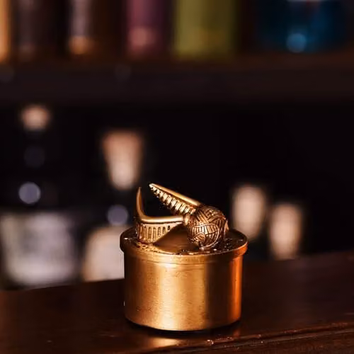 Widdop and Co Warner Bros Harry Potter Alumni Snitch Trinket Box in Gold Metal, W/D/H: 6.0 x 6.0 x 6.0 cm – 2