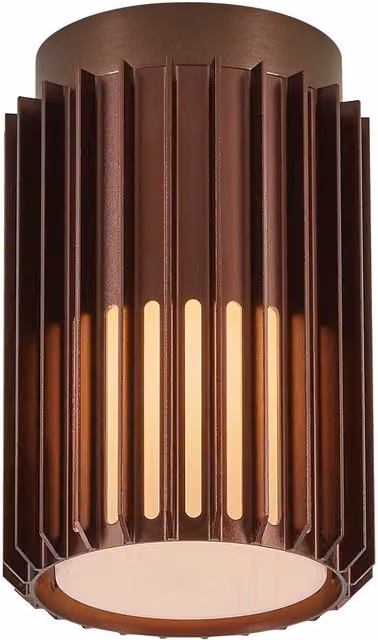 Nordlux Aludra Brown Metal Outdoor Ceiling Light with E27 Bulb Socket and IP54 Rating