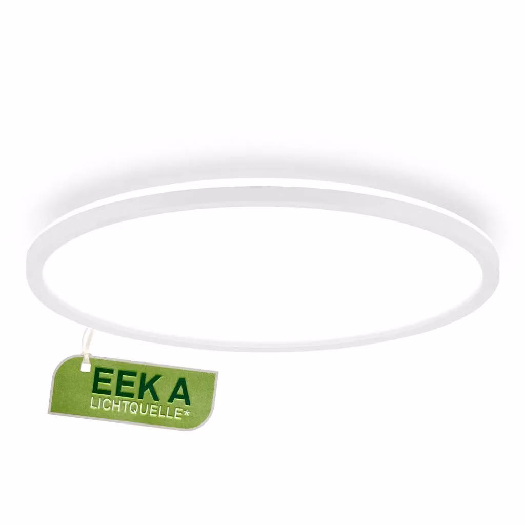 Briloner Ultra Efficient Ultra Flat LED Ceiling Panel in White with Cool White Light – 2