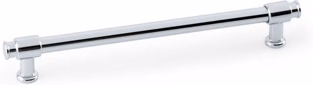 Handle & Home Polished Chrome Bar Handle in Silver, 350mm