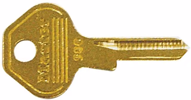 Master Lock Key Blanks in Gold and Multicolour