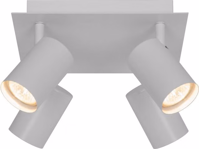 Nordlux Frida Square Metal Ceiling Spot Light, White, GU10 Mains