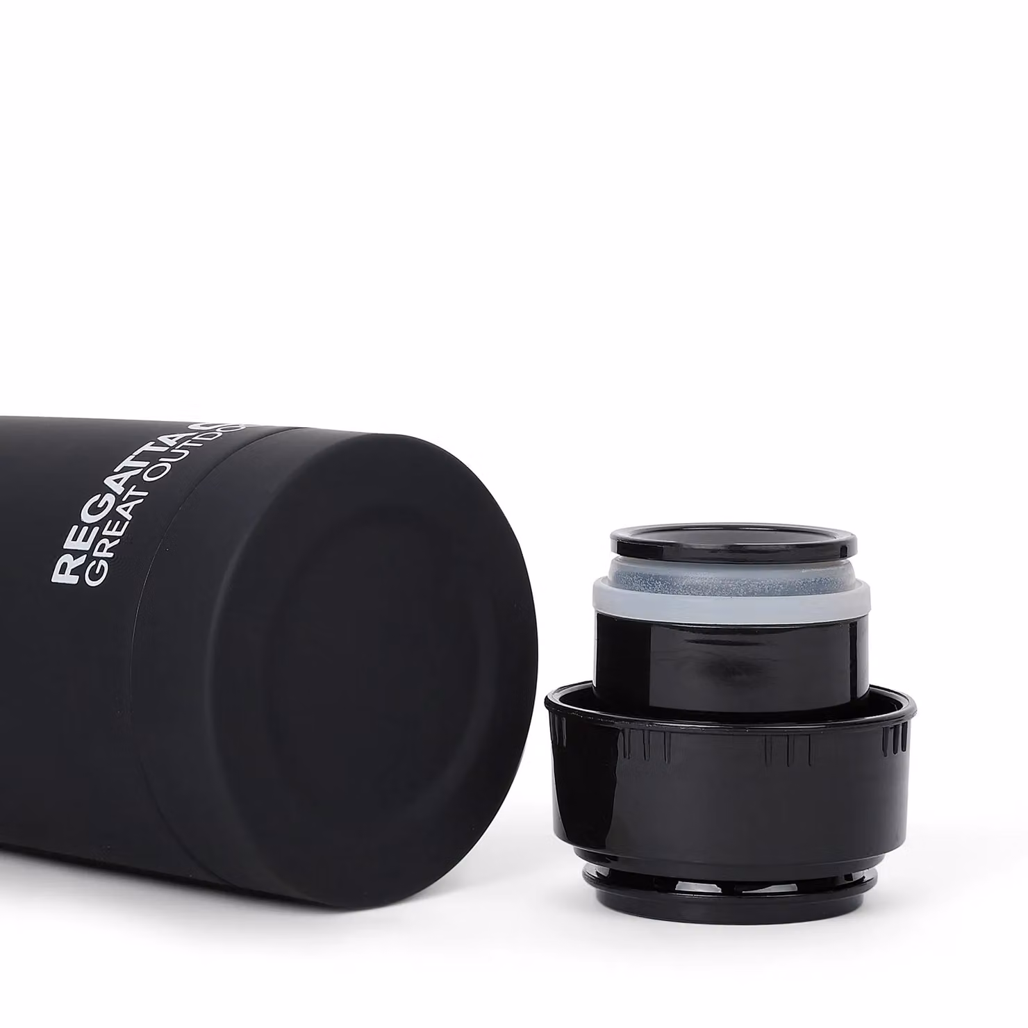 Regatta Vacuum Insulated Leakproof Flask with Flip Lid, Black, 500 ml – 4