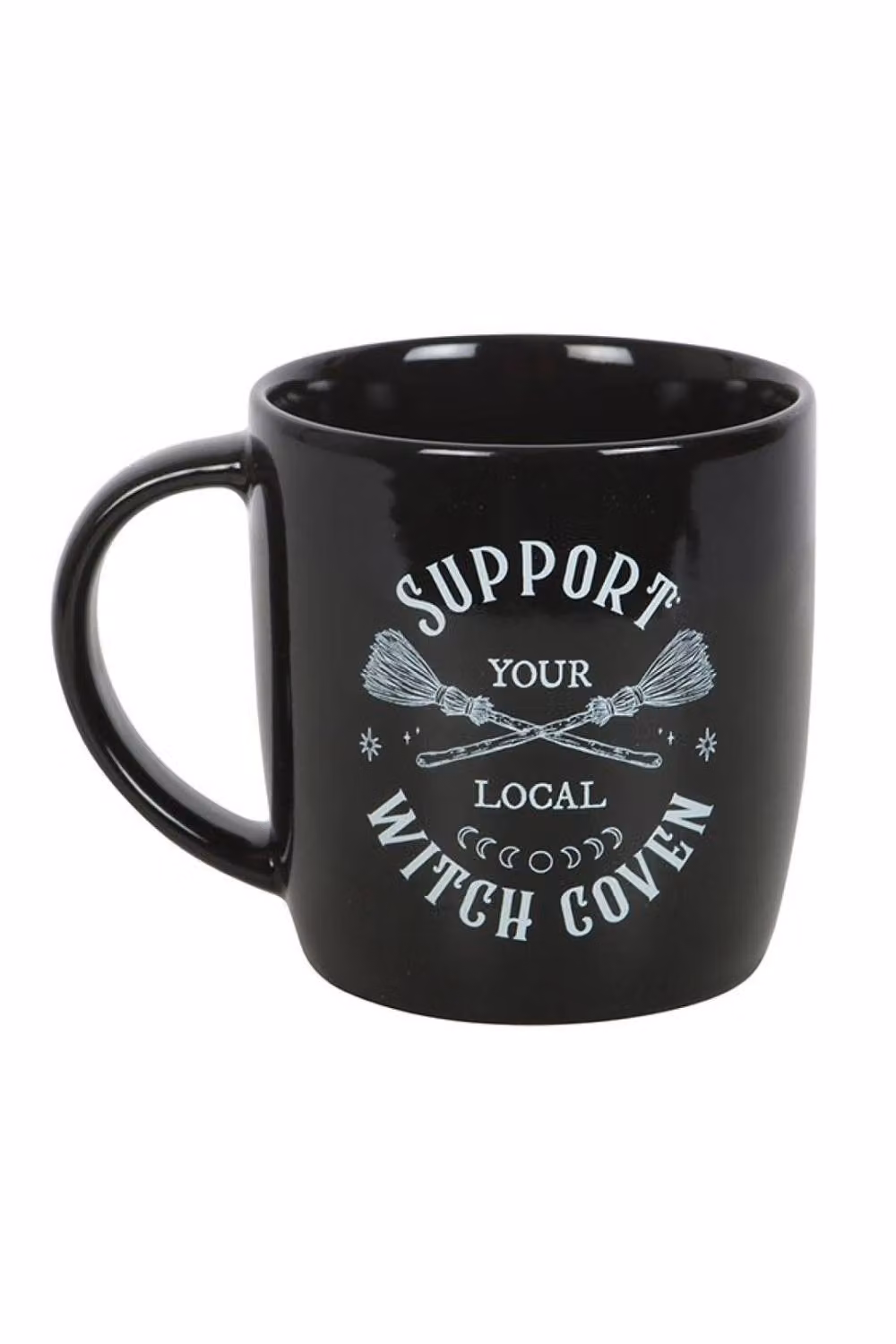 KDMD Support Your Local Witch Coven Black Ceramic Mug – 2