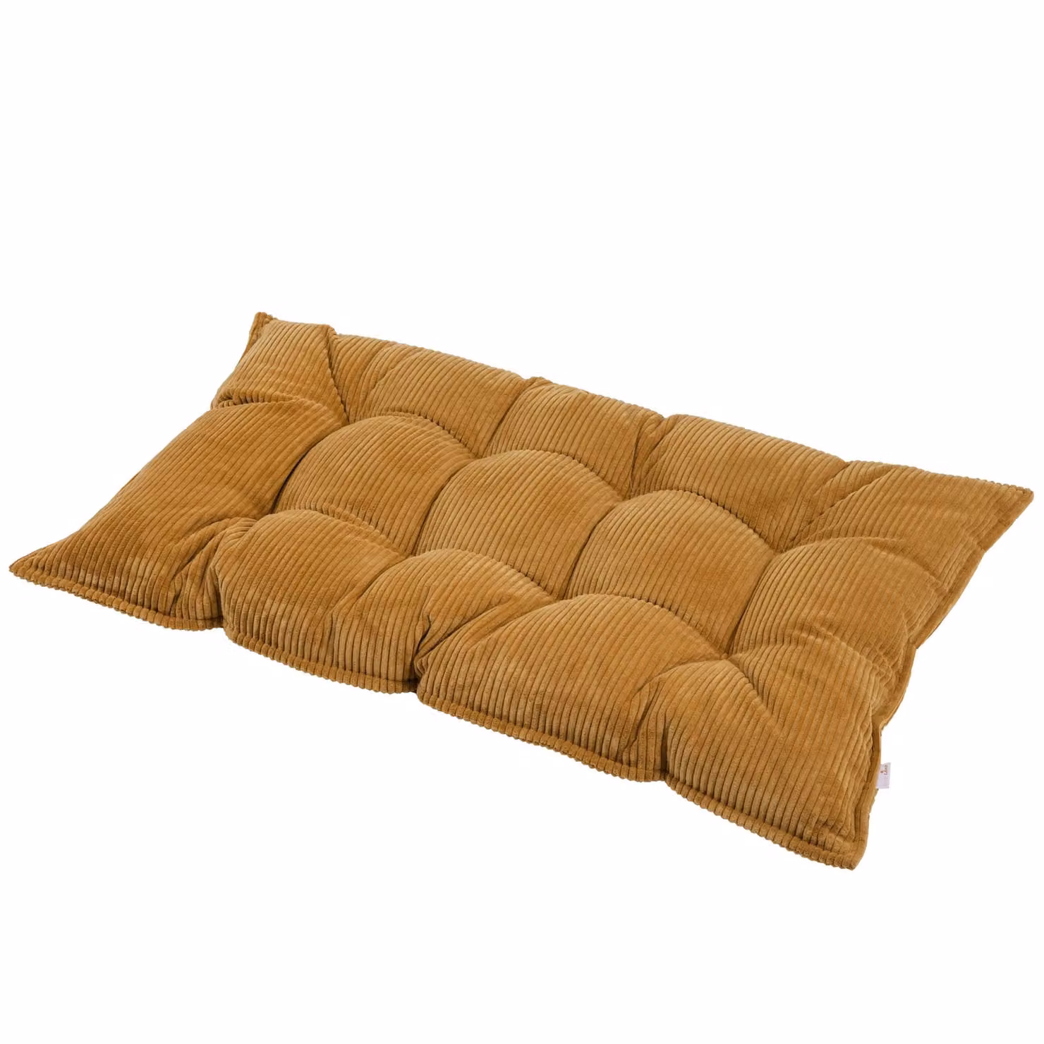 MiniCamp Corduroy Floor Cushion in Yellow, W/D/H: 55 x 100 cm – 3
