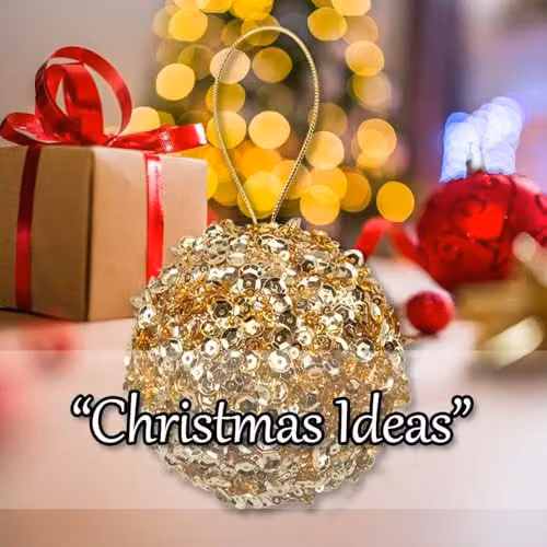 VFM e-Store Gold Christmas Hanging Bauble Decoration – 4