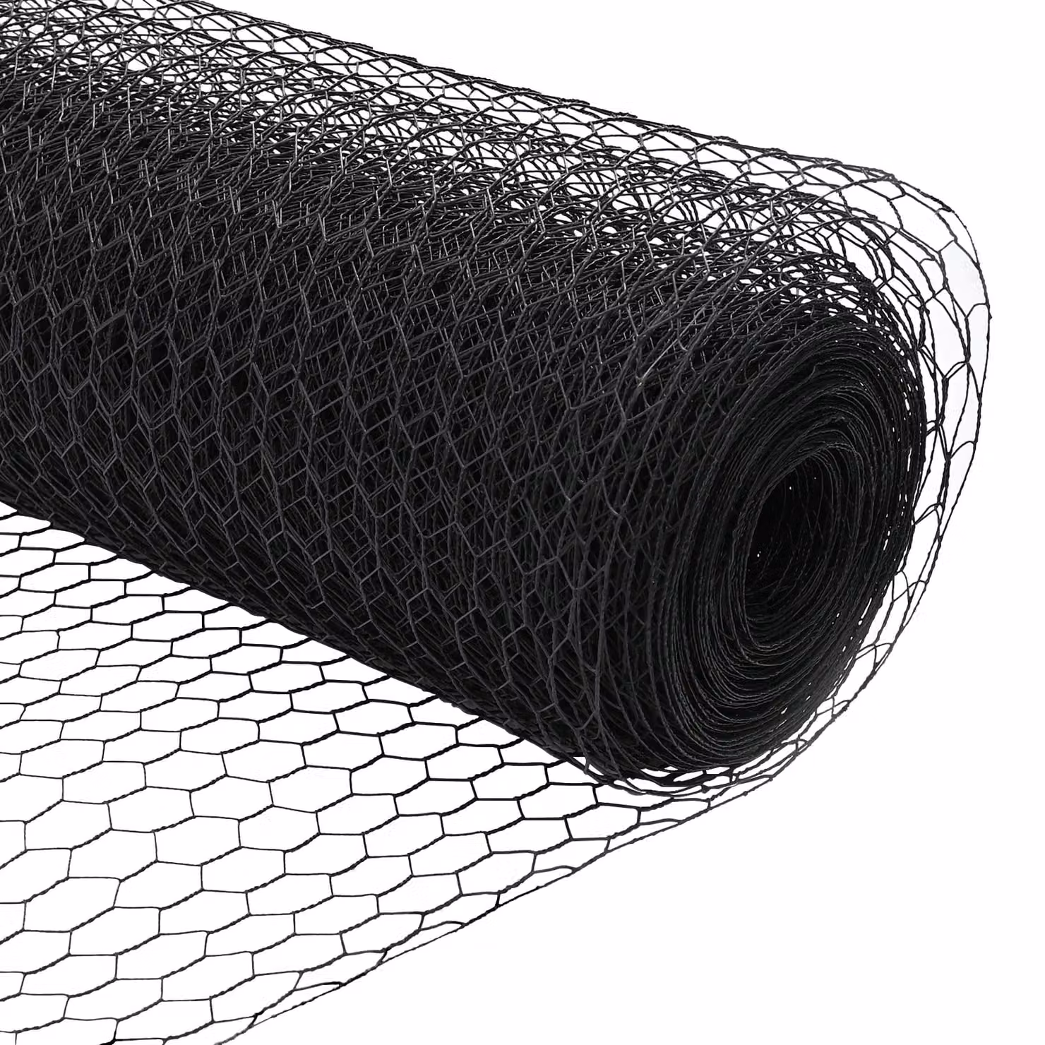 Berkfield Home Grey Powder-Coated Steel Hexagon Fence, 1 x 100 m – 6