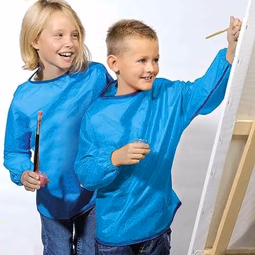 SES Creative Mosaic Gluing Apron with Sophie la Girafe in Multicolour and Blue – 2