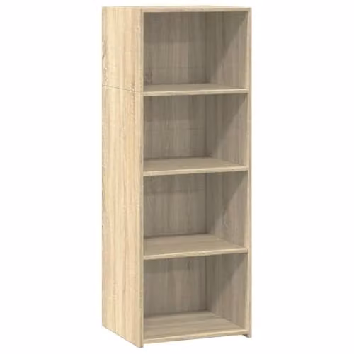 vidaXL Modern Highboard in Brown Sonoma Oak, W/D/H: 45 x 41 x 124 cm