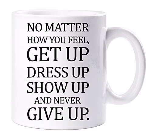 60 Second Makeover No Matter How You Feel Ceramic Mug in White – 2