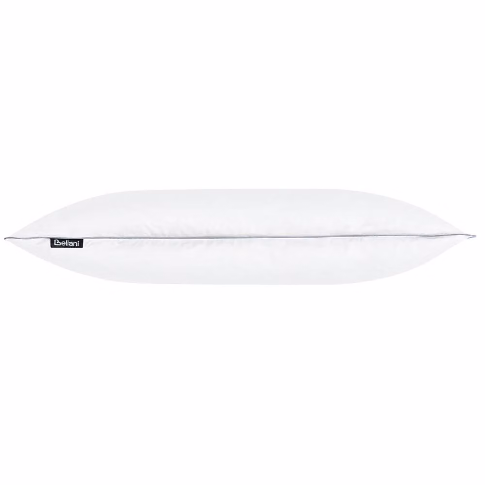 Wyld Haus White Low Profile Baby Duck Feather and Down Pillow, 80 x 80 cm – 2