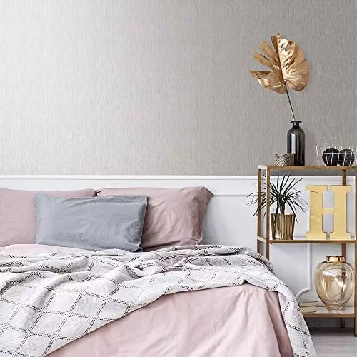 Graham & Brown Boutique Grasscloth Natural Textured Plain Metallic Luxury Paste The Wall Wallpaper in Sand – 1