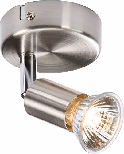 Netlighting Adjustable Dimmable GU10 Single Spotlight in Chrome and Grey