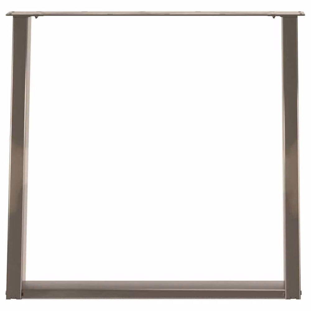 Berkfield Home vidXL U-Shaped Dining Table Legs, 2 Pieces, Brown, H: 72.5 cm x W: 50 cm x D: 50 cm – 3