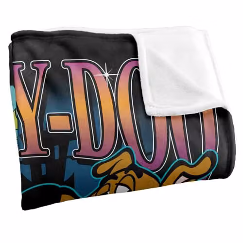 LOGOVISION Scooby Doo Bootleg Silky Touch Super Soft Fleece Throw Blanket, Multicolour, W: 127.0 cm, H: 152.4 cm – 2