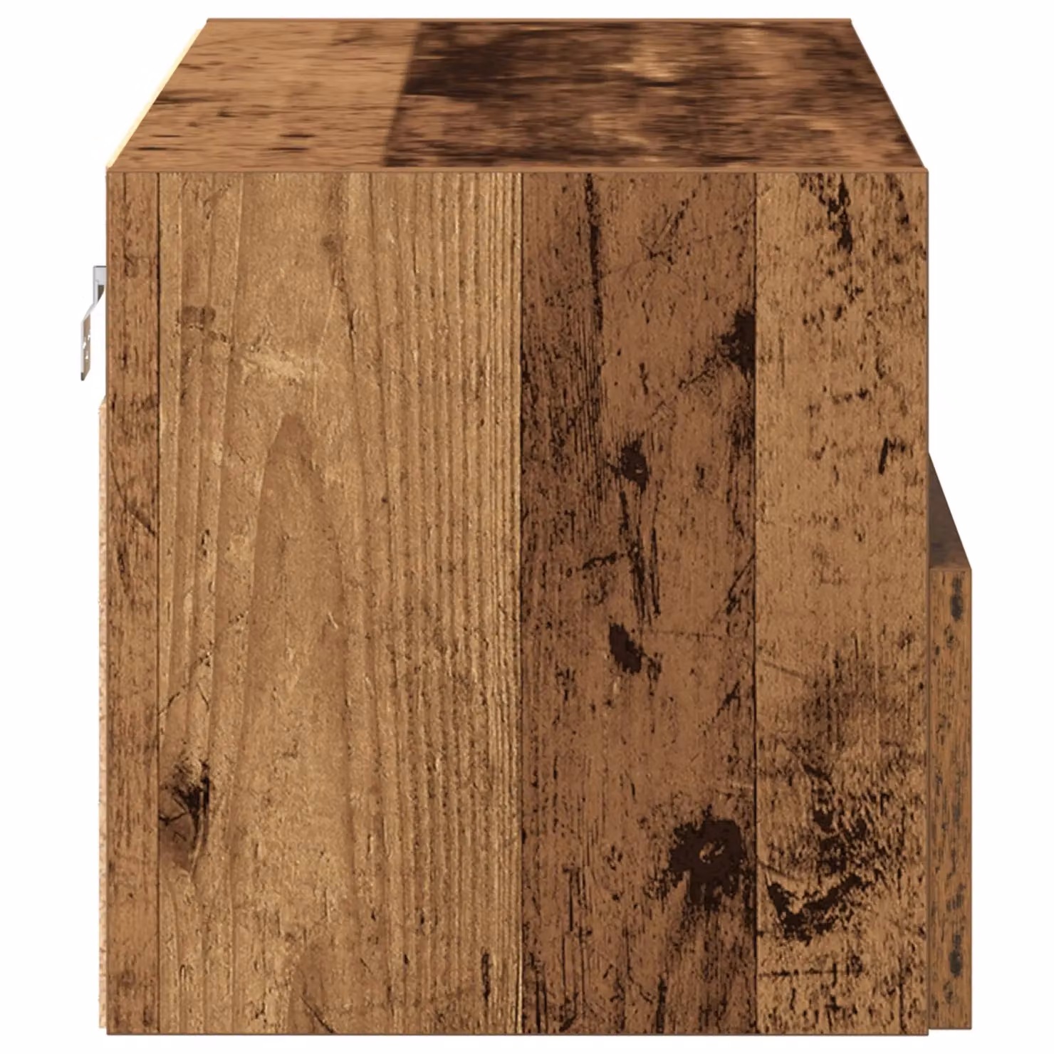 Berkfield Home Rustic Brown TV Wall Cabinet with Hinged Doors and Internal Shelves, W: 100 cm, D: 30 cm, H: 30 cm – 3