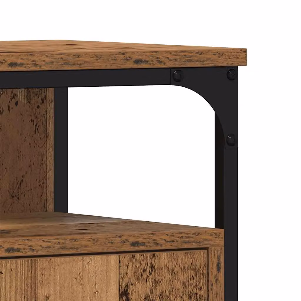 Berkfield Home Freestanding Bathroom Sink Cabinet in Old Wood Brown, W/D/H: 60 x 30 x 60 cm – 5
