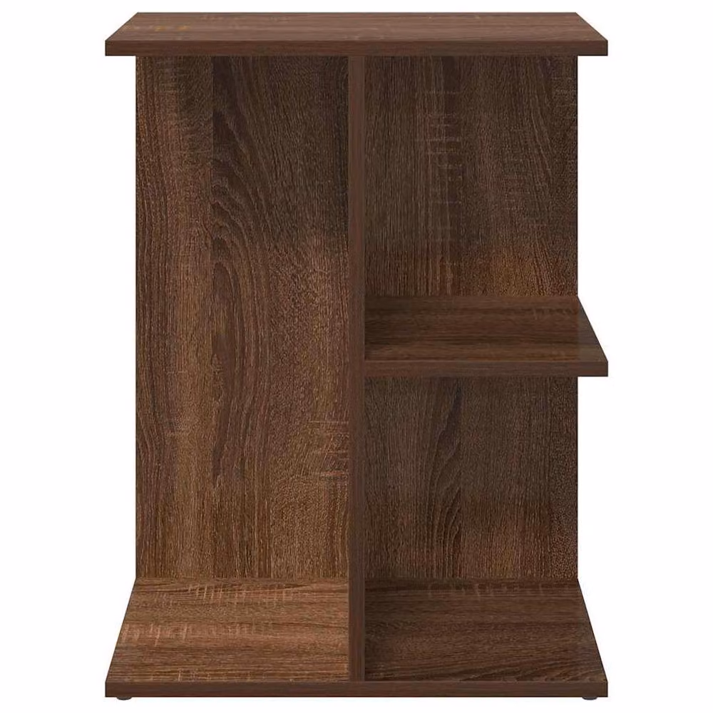 Berkfield Home Elegant Bedside Tables, 2 Piece Set, Brown Oak, W: 46.5 cm, D: 29 cm, H: 61 cm – 3
