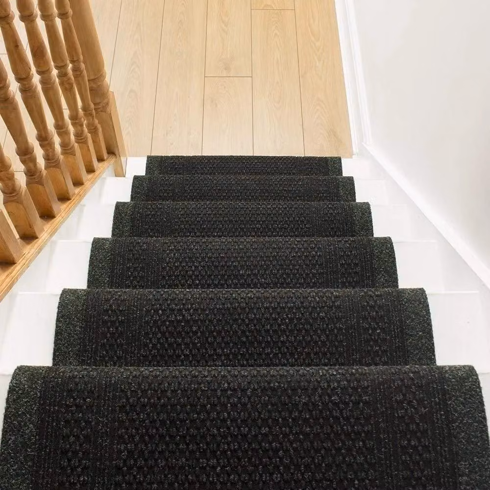 runrug Aztec Stair Runner Carpet, Green, W: 66 cm, L: 660 cm – 6