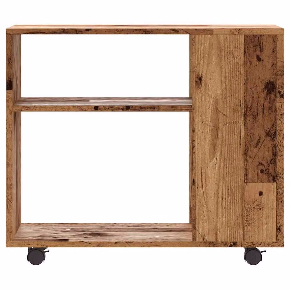 Berkfield Home Old Wood Side Table in Brown, W/D/H: 70 x 35 x 55 cm – 4