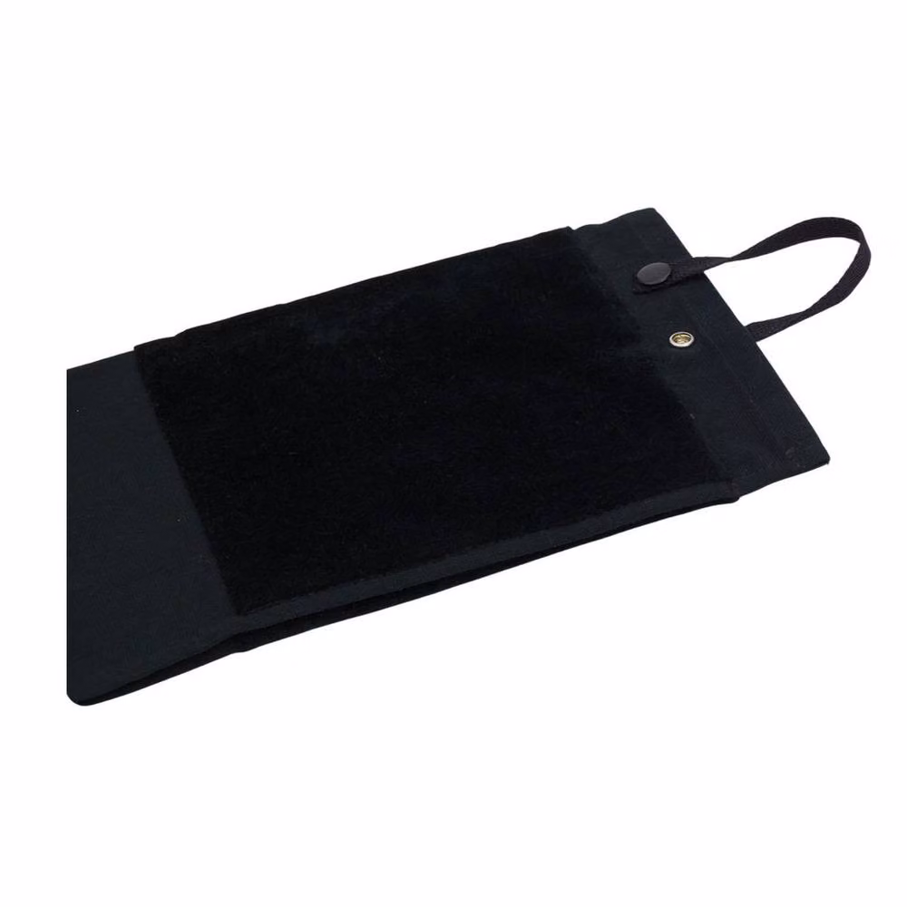 Towel City Deluxe Tri-Fold Velour Golf Towel in Black – 2