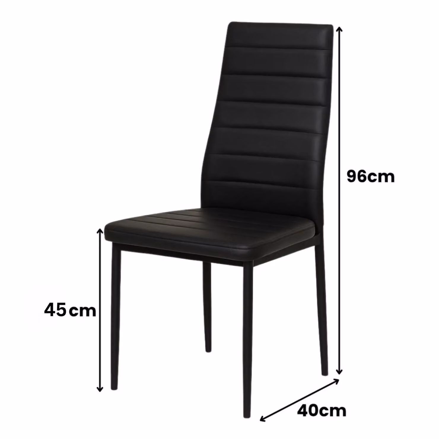 KOSY KOALA Brown Wooden Rectangular Dining Table Set with 4 Black Leather Chairs and Bench – 2