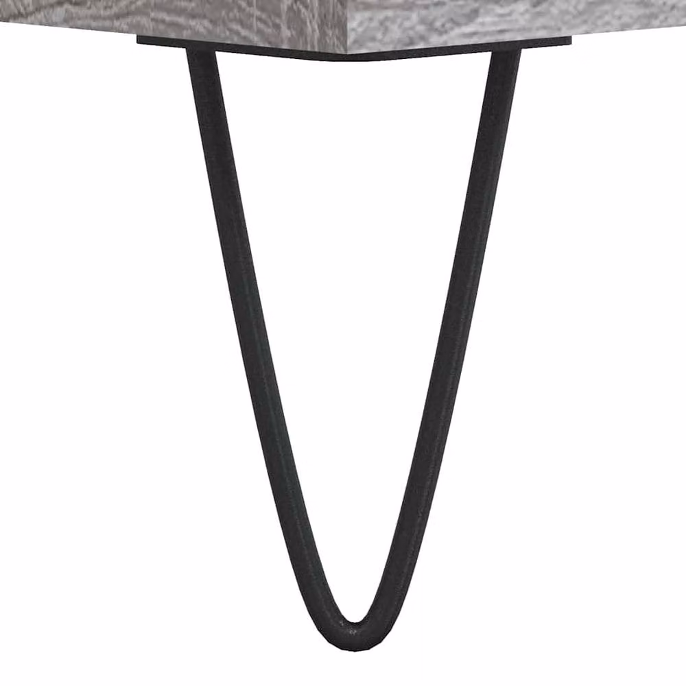 Berkfield Home Modern Rectangular Coffee Table in Grey Sonoma, W/D/H: 90 x 44.5 x 45 cm – 3
