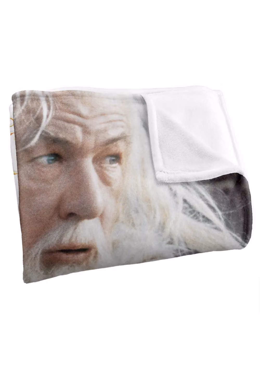 LOGOVISION Lord of the Rings Gandalf Poster Throw Blanket, White and Multicolour, W: 152 cm, D: 127 cm – 3