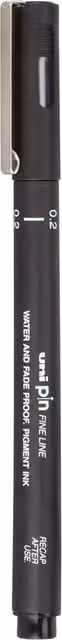 Uniball Pin Fineliner Drawing Pen with Black Ink