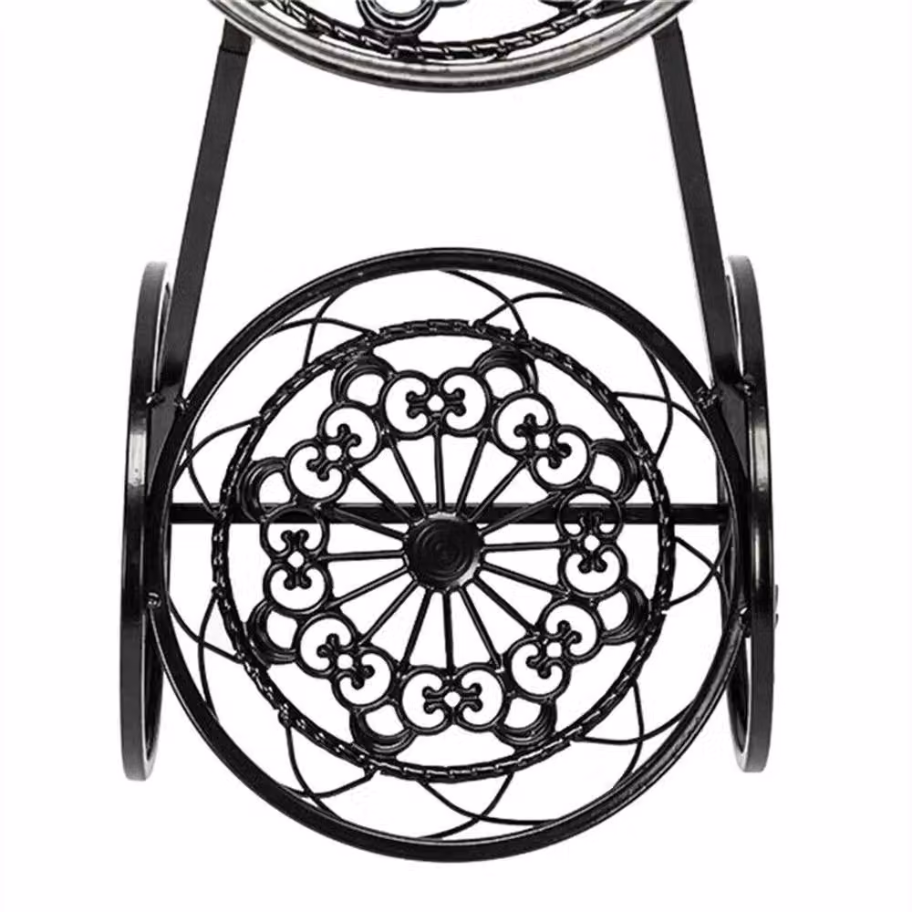 KORVIXA Metal Bicycle Garden Planter Tub in Black – 2