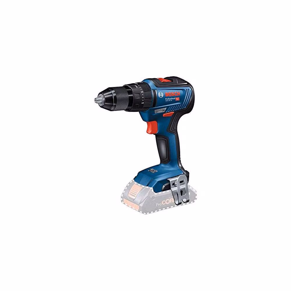 Bosch GSB 18V-55 Professional Combi Drill 18V Bare Unit, Blue – 2