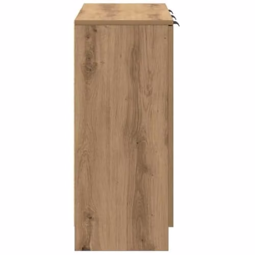 vidaXL Artisan Oak Sideboard in Brown, W/D/H: 90.5 x 30 x 70 cm – 3