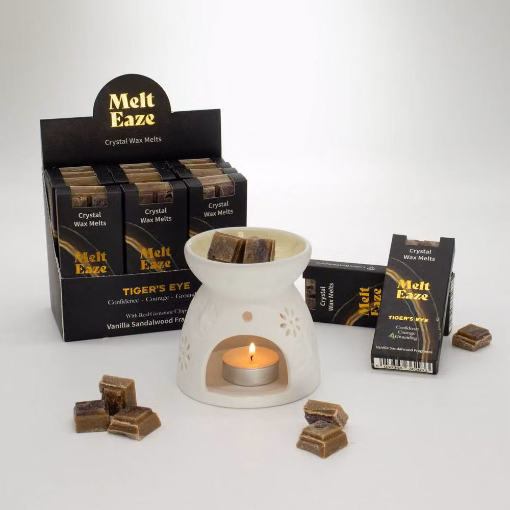 Serenityy Tigereye Strength Wax Melts Vanilla Sandalwood, 50g – 4