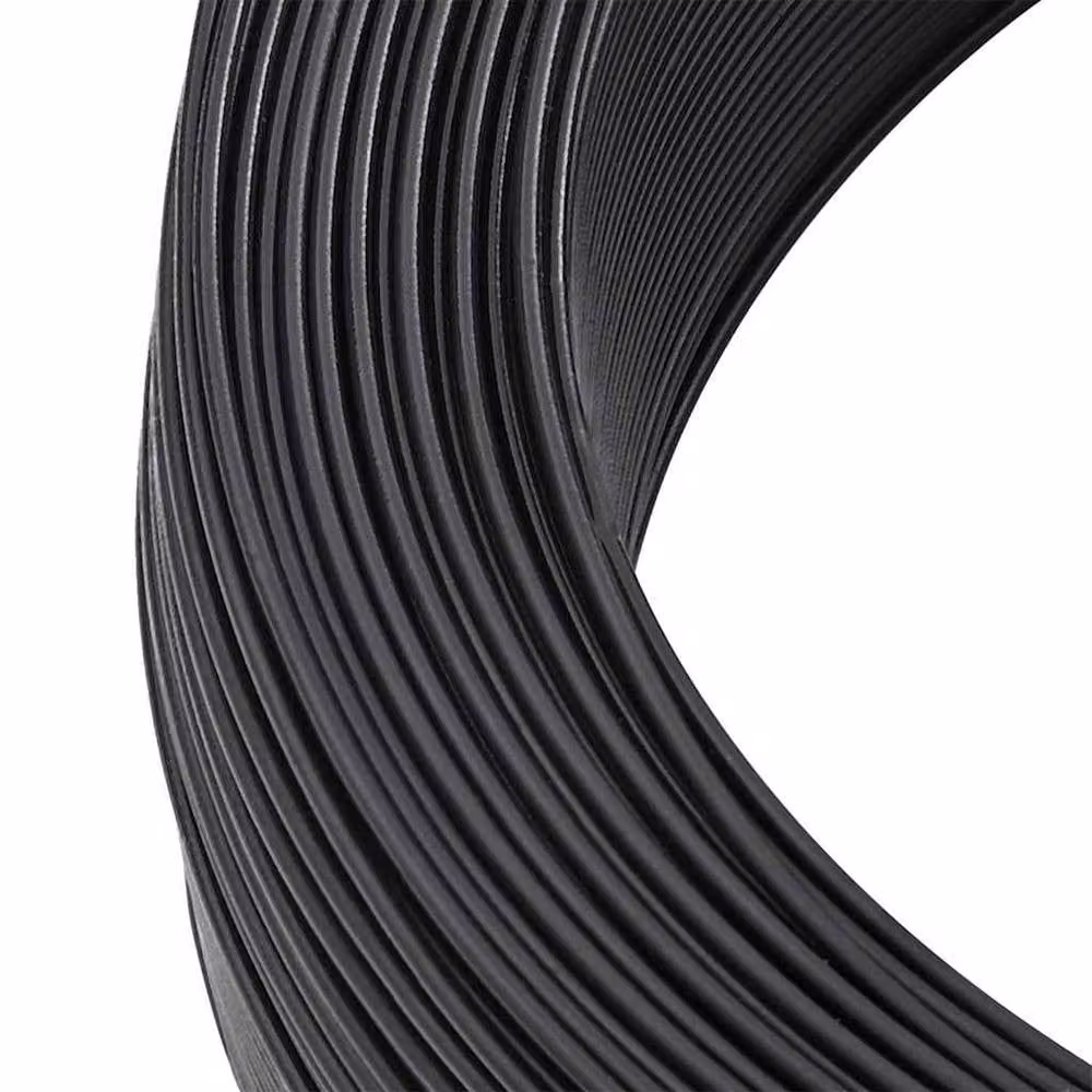 Berkfield Home Durable Anthracite Black Plastic Coated Steel Fence Binding Wire, 250 m, 1.4/2 mm – 5