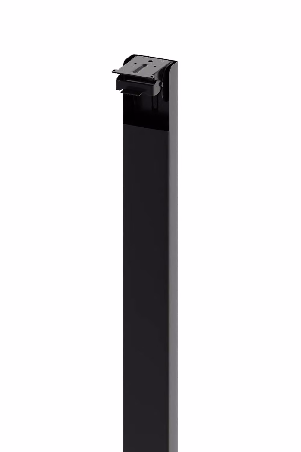 Living and Home 2-Piece Black Metal Folding Table Legs with Plastic Foot Pads, Height: 73 cm – 3