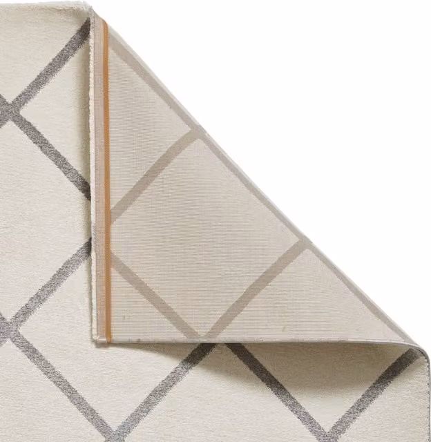 Brooklyn Terrys Abstract Modern Rectangular Rug, Grey and Multicolour, W: 160 cm, D: 220 cm