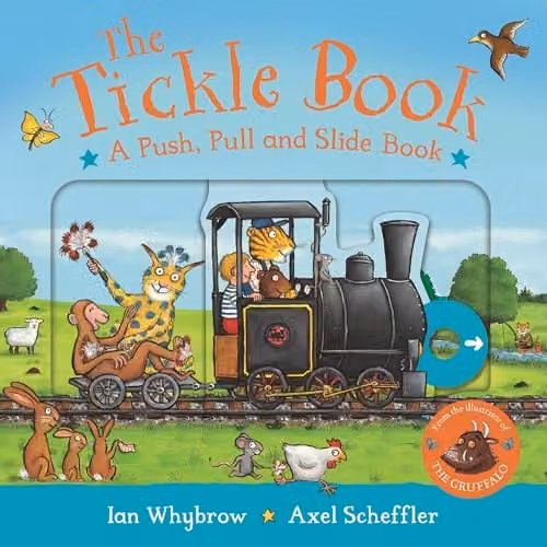 The Tickle Book: A Push Pull and Slide Interactive Adventure by Macmillian, Multicolour Paper Book – 1