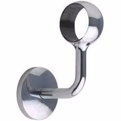 Rothley Wall Mounted Handrail Bracket in Chrome Finish