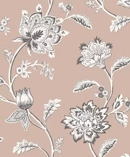 Fine Decor FD43451 Juliette Pink Floral Botanical Washable Wallpaper Roll