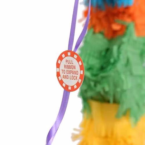 Fax Potato 30th Birthday Piñata Set with Pink Stick and Blindfold in Pink, Purple and Multicolour – 2