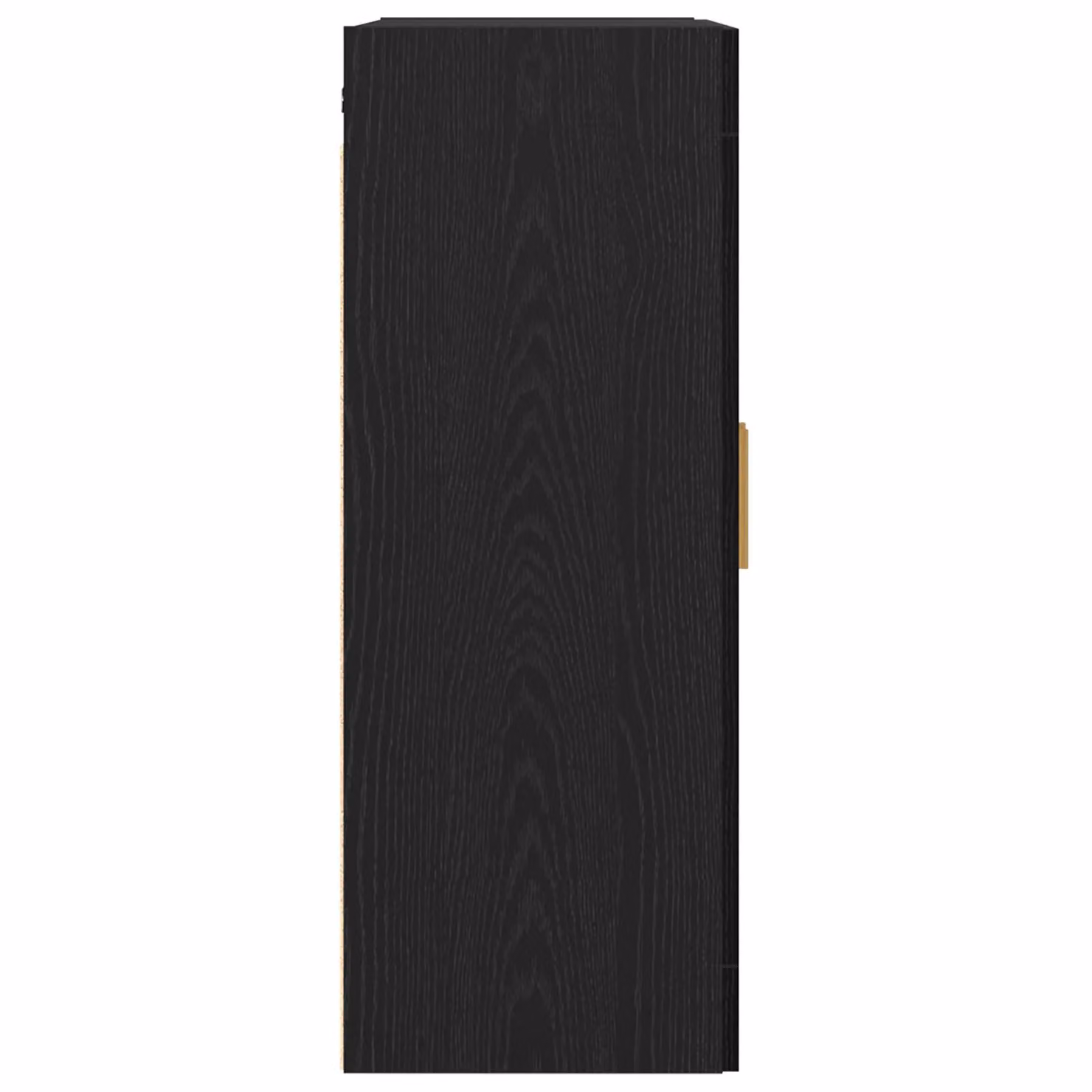 Berkfield Home Black Oak Wall Cabinet with Glass Doors, W/D/H: 69.5 x 34 x 90 cm – 5