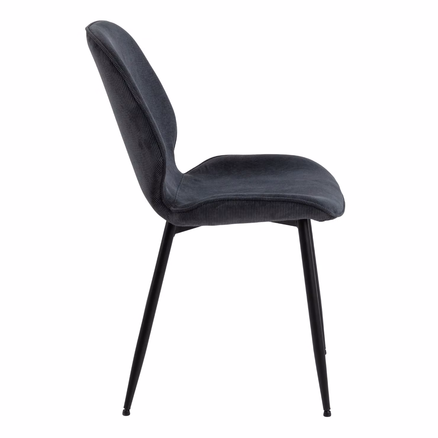 Furniture To Go Femke Dining Chair Set of 4 in Anthracite Grey Fabric – 3