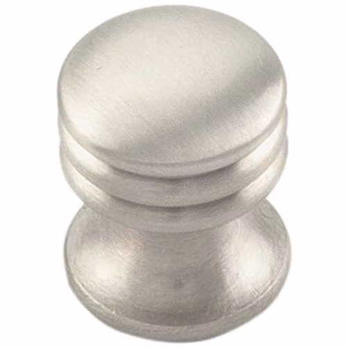 Loops Textured Cupboard Door Knob in Brushed Silver