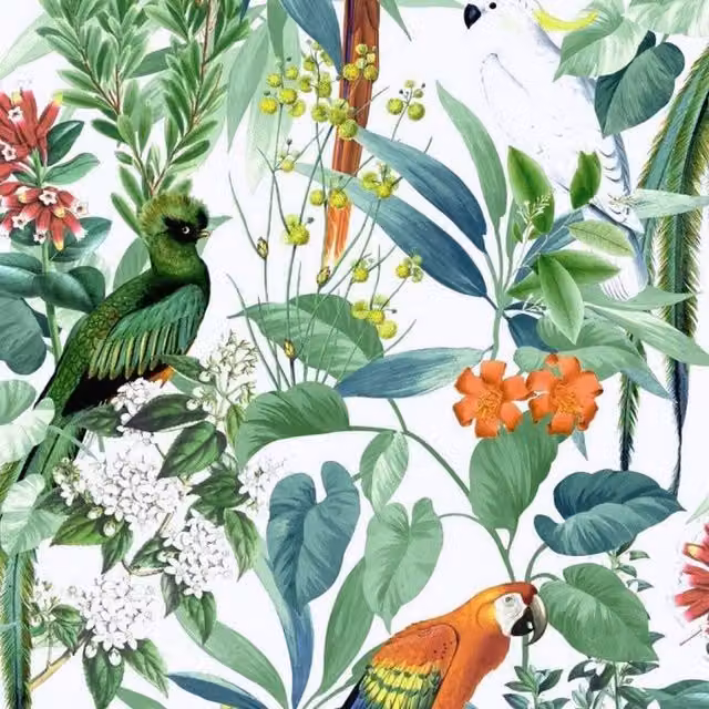 World of Wallpaper Ikala Multicolour Botanical and Floral Matt Wallpaper Roll – 1