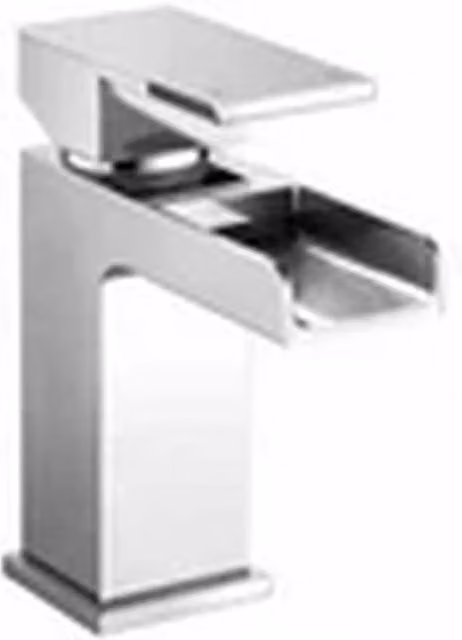 Kelvenix Waterfall Basin Mono Mixer Tap in Silver – 1