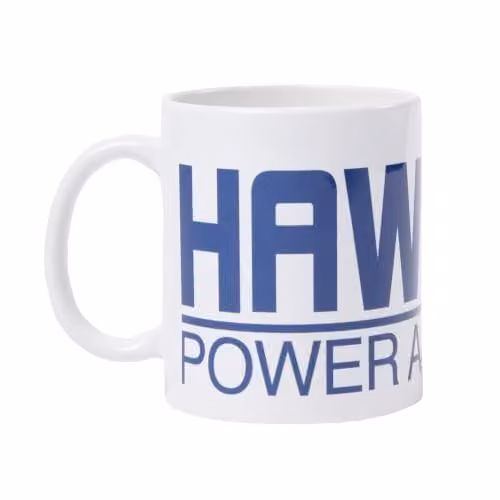 Zavvi Stranger Things Hawkins Power and Light Ceramic Mug, White