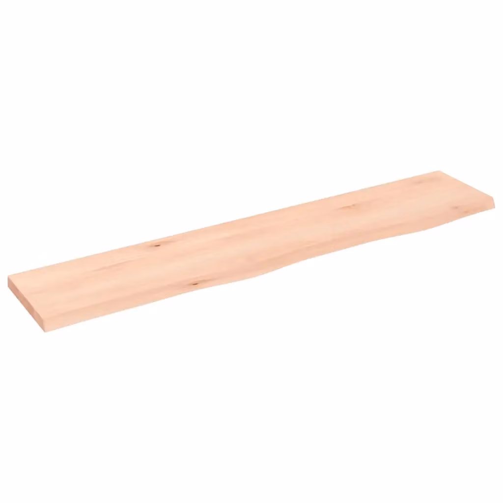 Berkfield Home Wall Mounted Rustic Oak Shelf, Brown, W/D/H: 100 x 20 x 2 cm – 2