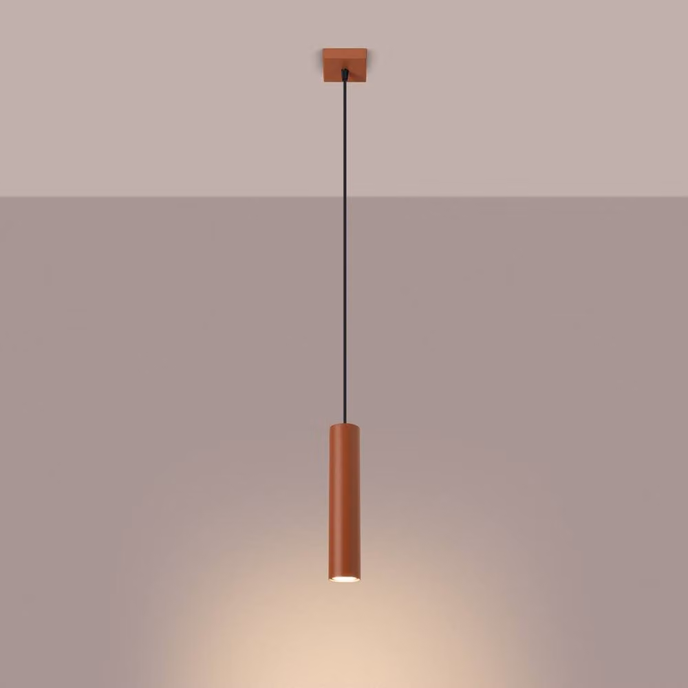 Sollux Lighting Loft Pendant Lamp in Red, W/D/H: 8 x 8 x 118 cm – 2
