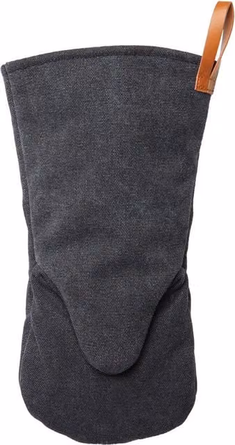 Vinga Asado Cotton Oven Glove in Black with Hanging Loop – 1